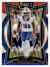 2024 Panini Select #89 Rasul Douglas Red & Blue Prizm Shock