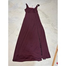 Birdy grey Alex Cabernet Sleeveless Maxi Dress bridesmaid large