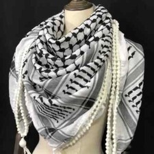 Palestinian Keffiyeh Traditional Scarf , Unisex / 10 donated to Gaza