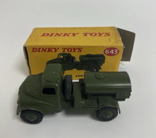 Vintage Dinky Toys 643 Army Water Tanker Military In Original Box