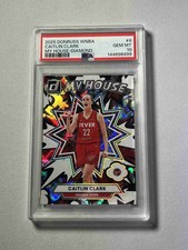 2025 Panini Donruss WNBA MY HOUSE #4 CAITLIN CLARK Diamond PSA 10