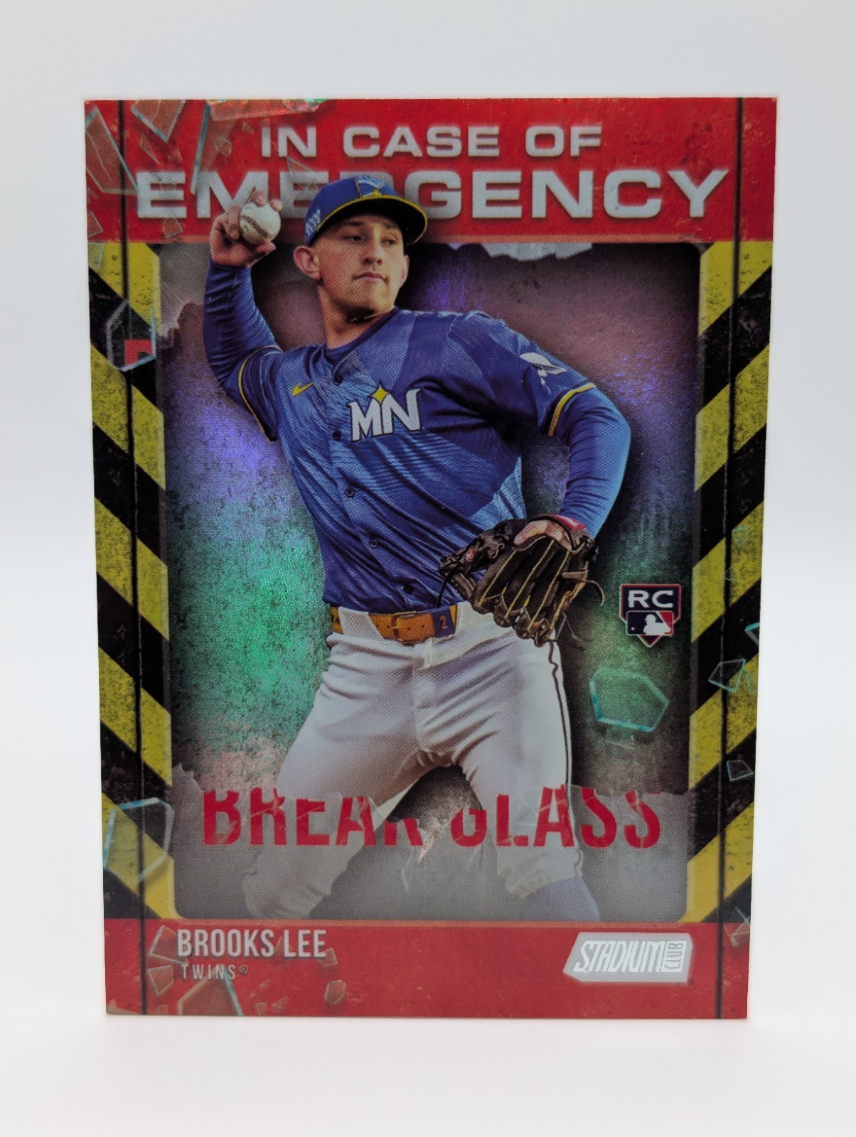 2025 Topps Stadium Club Brooks Lee RC In Case of Emergency Break Glass #ICE-20