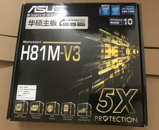 Asus H81M-V3 LGA 1150 DDR3 Motherboard Dual PCI Slots