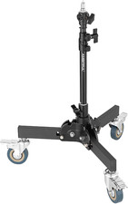 Heavy Duty Light Stand with Casters, 21-31.9" Photography Tripod Stand with Adju