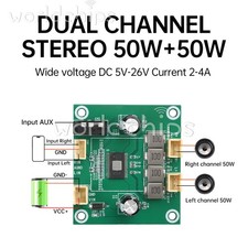 TPA3116 2.0 Channel Digital Stereo Class D Audio Power Amplifier Board 50W 50W