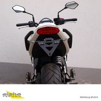 alpha Technik Kennzeichenhalter Kawasaki Er6N/Er6F,Er650E/Ex650E FüR Er6N ER650E