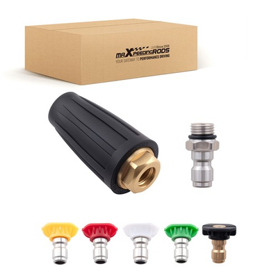 #ad #ad 4000 PSI High Pressure Washer Nozzle Kit Turbo 5 Color Spray Nozzle Tips 1 4quot; $36.51