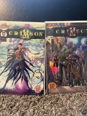 Crimson 12 Signed and 2 Cliffhanger Comic, Certificate