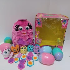 Vintage Wuv Luvs 2 Electronic Plush Toy Trendmasters 1999 Pink & 5 Babies Works