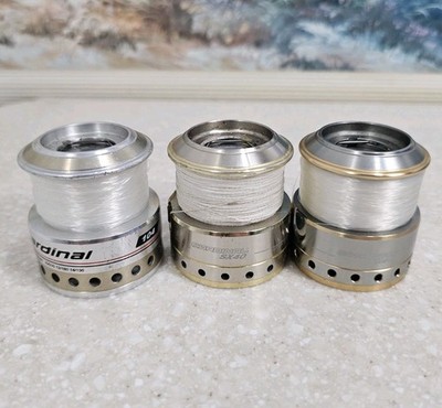 (3 ) Abu Garcia Cardinal 104 & Cardinal SX40 Spare Spool's Parts