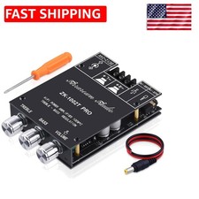 Compact ZK-1002T 2.0 Channel Bluetooth 5.0 Amplifier - 200W Power  Clarity