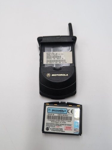 Motorola StarTAC 3000 Vintage Flip Phone (Airtouch) - Black - UNTESTED #1466 - Photo 4 sur 6