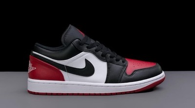 Air Jordan 1 Low Size 11 White/Black-Varsity Red-White  Blanc/Varsity Rouge