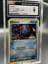 Pokemon Card | EX Legend Maker Tentacool 66/92 Reverse Holo Stamped 2006 Mint 9!