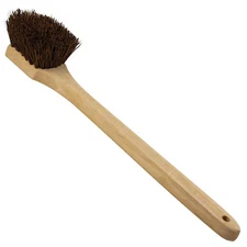 KRAFT TOOL BL521 Long Arm Acid Brush, Palmyra Bristles