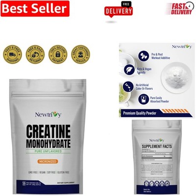 Creatine Monohydrate 280g - Unflavored, Kosher, Non-GMO for Enhanced Performance