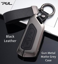 3 Button Car Key Shell Cover Fob leather Case For VW Golf MK8 Skoda Octavia UK