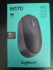 Logitech M170 Wireless Mouse - BLACK (910-004646) - NEW