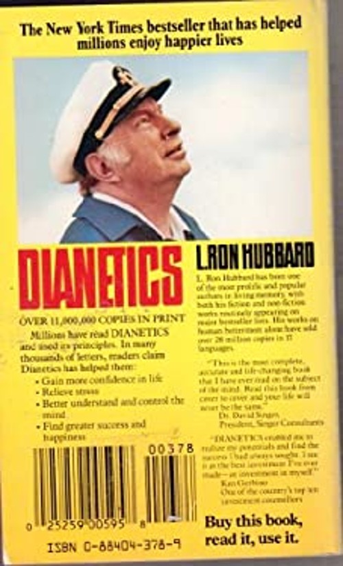 Dianetics Paperback L. Ron HubbardFree US Delivery | ISBN:0884043789