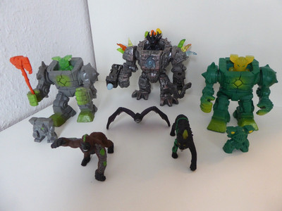 Schleich Eldrador Roboter Konvolut und Figuren, Master-Roboter