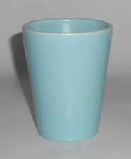 Metlox Pottery Poppy Trail Series 200 #235-T Pastel Turquoise Blue Tumbler