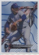 2018 High Tek Pattern 1 Waves/Diagonals Blue Rainbow Foil Nolan Ryan HOF e8a