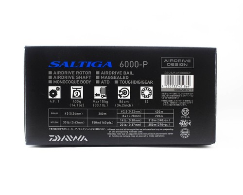 Daiwa Reel Spinning 2023 Saltiga 6000 P (1869) - Imagen 5 de 6