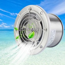 Exhaust Fan Air Blower Vent Fan Stainless Steel for Ventilation Garage Shed