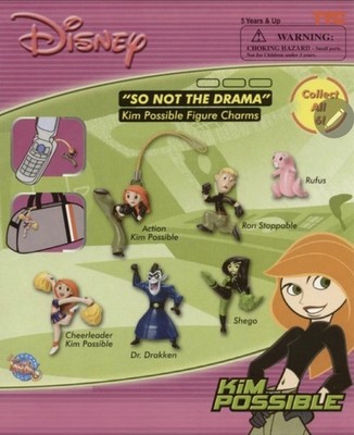KIM POSSIBLE DISNEY FIGURE CHARM DANGLER ORNAMENT NEW RETIRED PICK ONE!