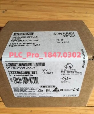 1PC new Siemens 7MH4960-2AA01 7MH49602AA01 SIWAREX WP231 Weighing Module