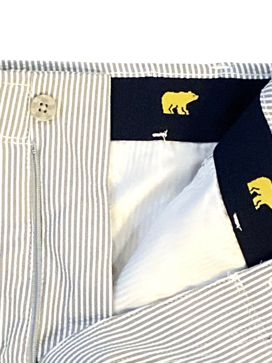 Mens Jack Nicklaus Golf Shorts Gray Seersucker Golden Bear Size 34 HHP View 5