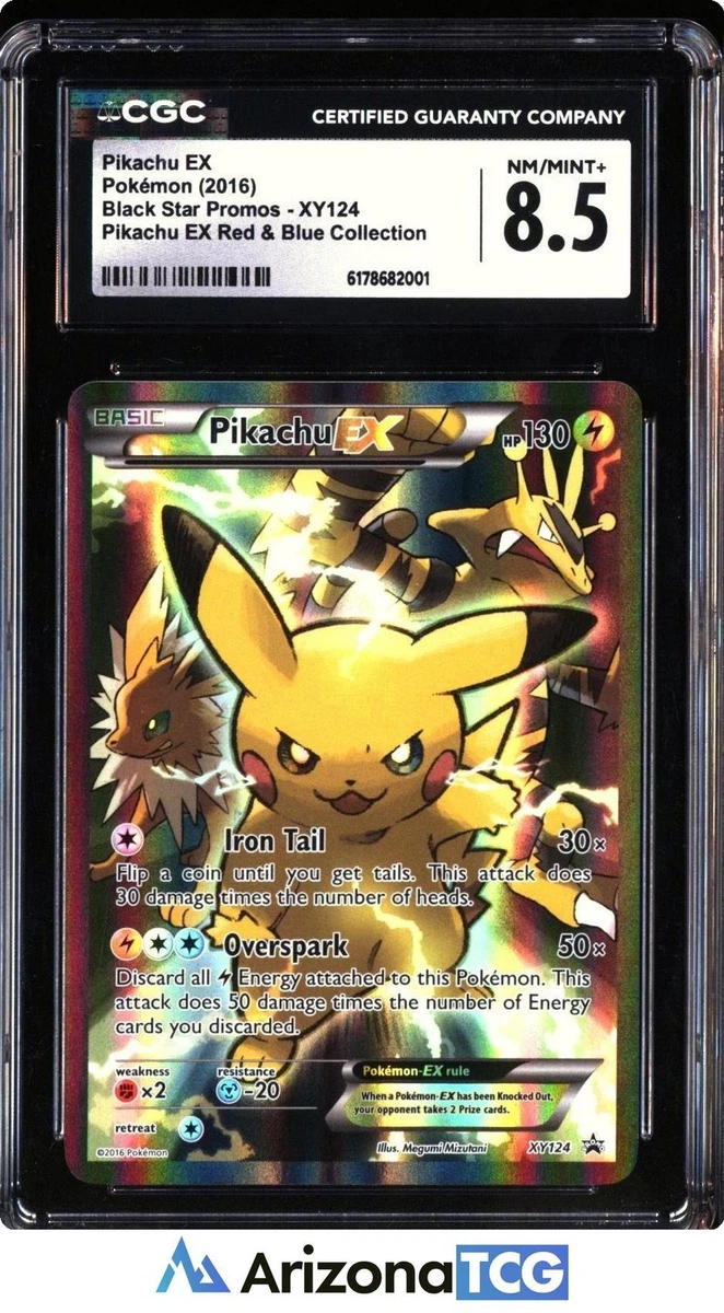 Pokémon TCG 8.5 Graded Pikachu Individual Collectible Card Game