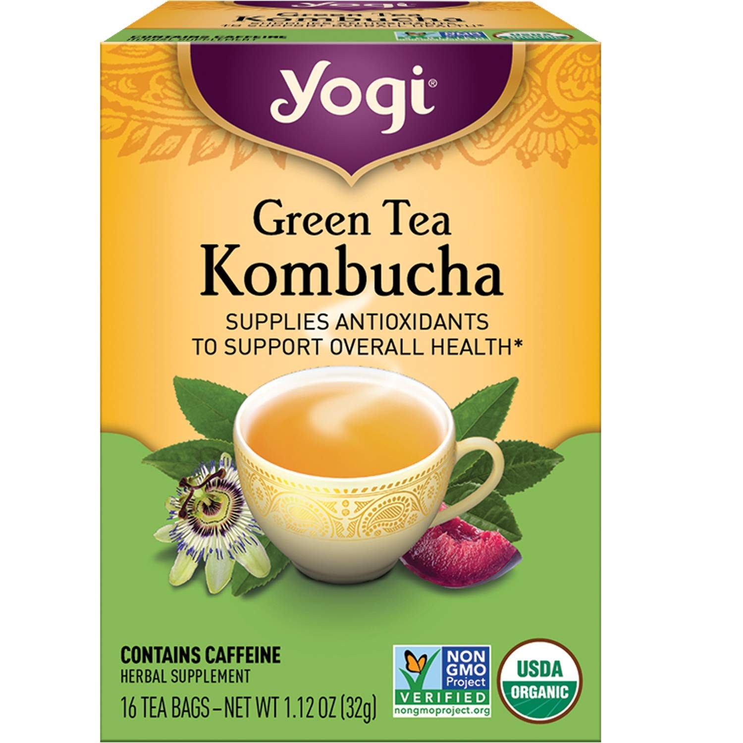 Kombucha Green Tea 16 Ea