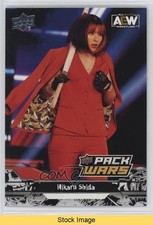 2023 AEW All Elite Wrestling Silver Foil Pack Wars Hikaru Shida #30 READ 1g4p