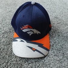 Denver Broncos Hat Cap Mens L Fitted Blue Orange NFL Football New Era 39THIRTY