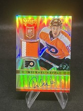 2013-14 Panini Select #310 Michael Raffl /50 Silver Prizm RPA Rookie Auto Jersey