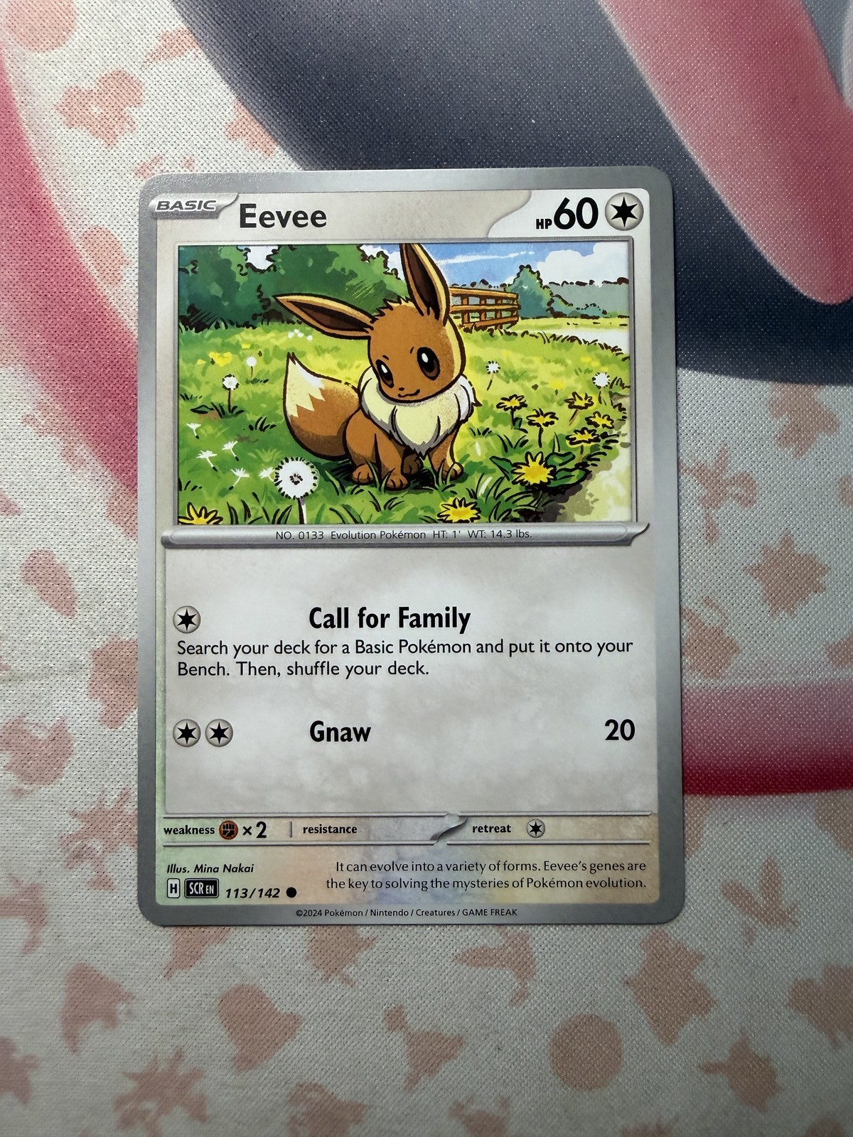 Eevee Common SV07: Stellar Crown 113/142 NM