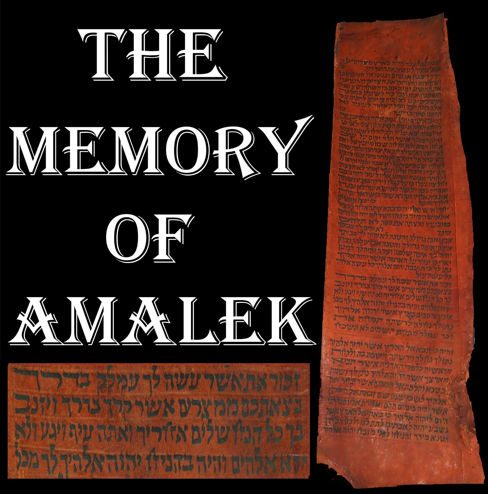 TORAH SCROLL BIBLE VELLUM MANUSCRIPT FRAGMENT 300 YRS OLD YEMEN The erase Amalek