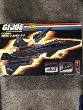 Vintage 1986 Hasbro GI Joe Cobra Night Raven S3P W  BOX Complete W Strato Viper