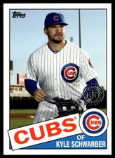 2020 Topps 1985 35th Anniversary Kyle Schwarber Chicago Cubs #85-26