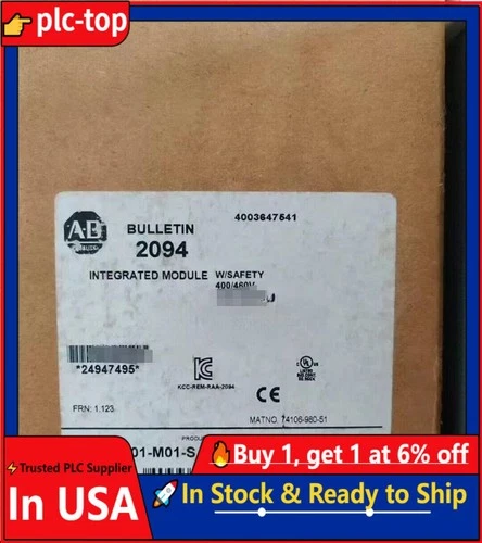 NEW 2094-BC01-M01-S AB Kinetix 6000 Integrated Axis Module Spot vip - Picture 1 of 1