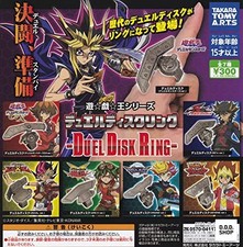 Yu-Gi-Oh! Serie Duel Disk Anelli Set Completo di 7 Capsule Gashapon Giocattoli