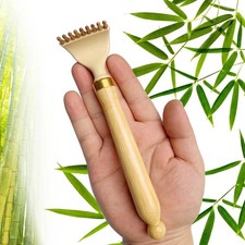 Telescoping Back Scratcher, Portable Extendable Bamboo Back Scratcher for Men...