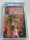 Silver Surfer #3 Marvel Comics Mephisto John Buscema Silver Age CGC 8.0 Vintage