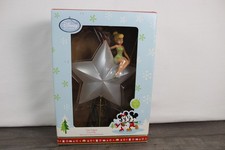 Disney Store TINKERBELL TREE TOPPER Fairy Wishing Star Light Up Broken Wing