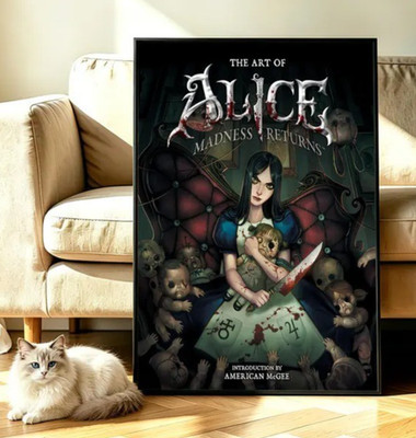 Alice Madness Returns Video Game Retro Film Decor Poster 24x36 Unframed