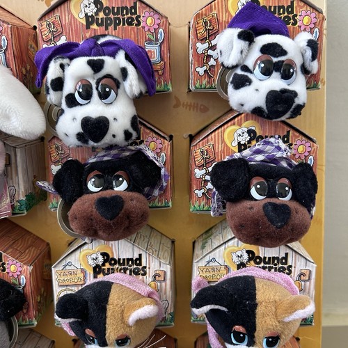 1998 Pound Puppies Purries Plush Mary Meyer Collectible Box Full Store Display - Picture 19 of 24