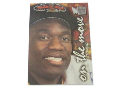 NBA 1996 - Dikembe Mutombo  - Atlanta Hawks  - Fleer/ Metal 96-97