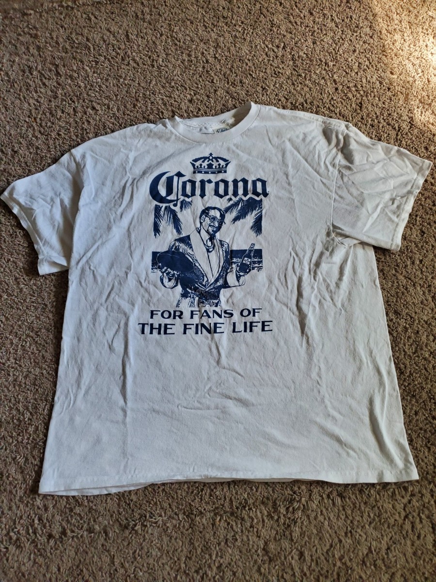 Corona Beer Snoop Dogg Mens XL White T-Shirt - For Fans of the