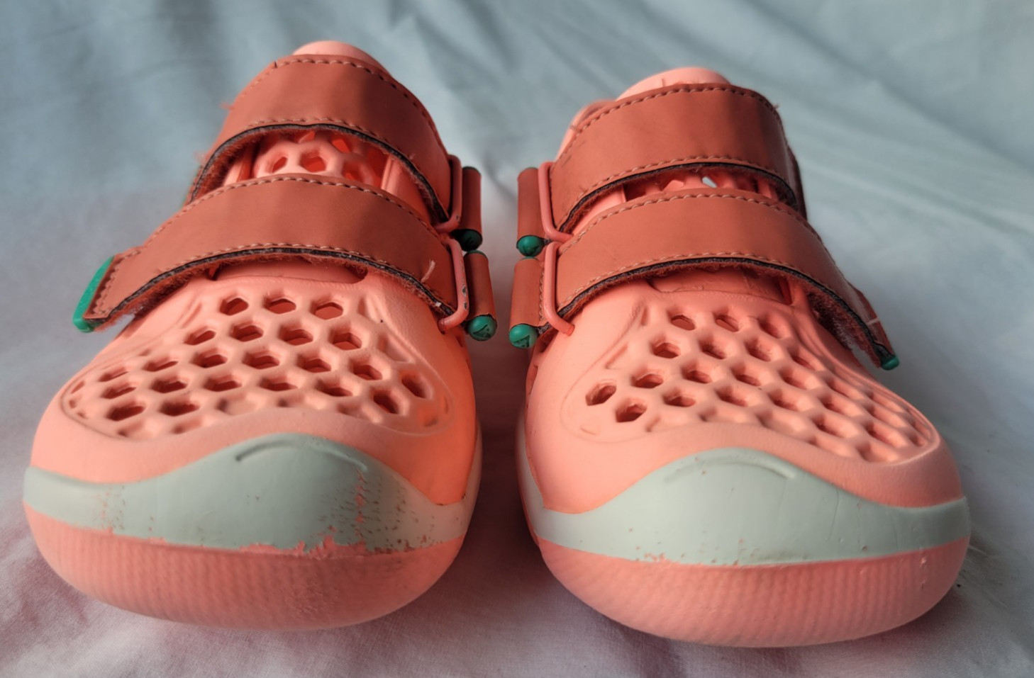 GIRLS PLAE MIMO PEACH PINK WHITE WATER SANDAL SHOE SNEAKER SIZE 11